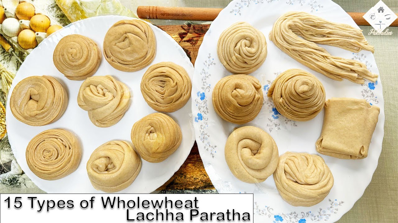 15 Types Of Wheat Flour Lachha Paratha Folding Techniques | Lachha Paratha Design