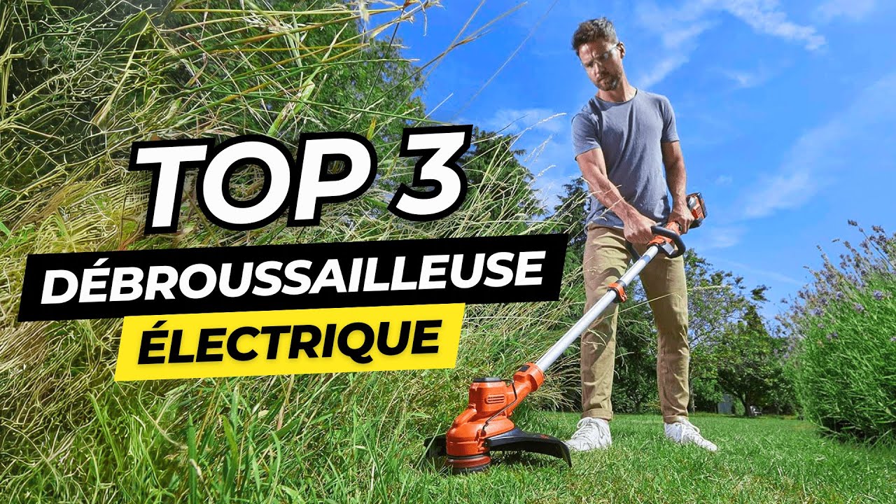 TOP 3 : Meilleure Débroussailleuse Électrique Sans Fil 2024