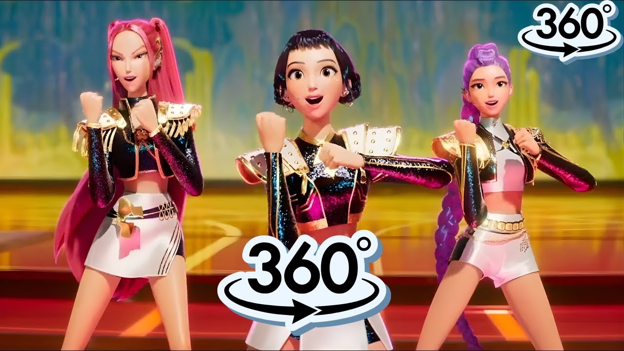 360° KPop Demons Hunter Movie Compilation 2 ! | VR 4K