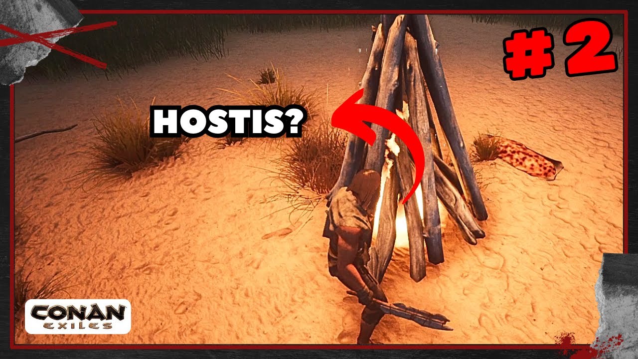 ENCONTRAMOS INIMIGOS? | DESBLOQUEANDO EQUIPAMENTOS! - CONAN EXILES #2