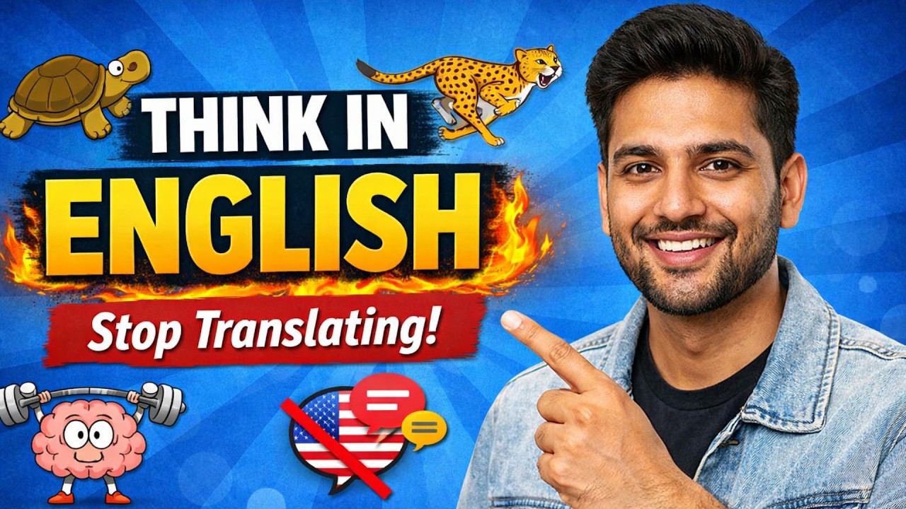 Think in English from Today | Simple Daily Practice for Fluency | English With Shubh