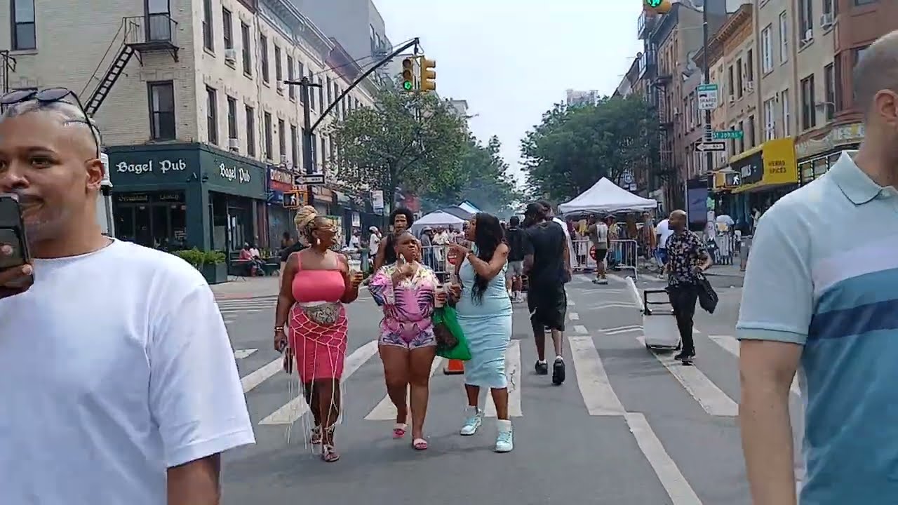 Franklin Ave Open Streets NYC in Crown Heights Brooklyn, NY