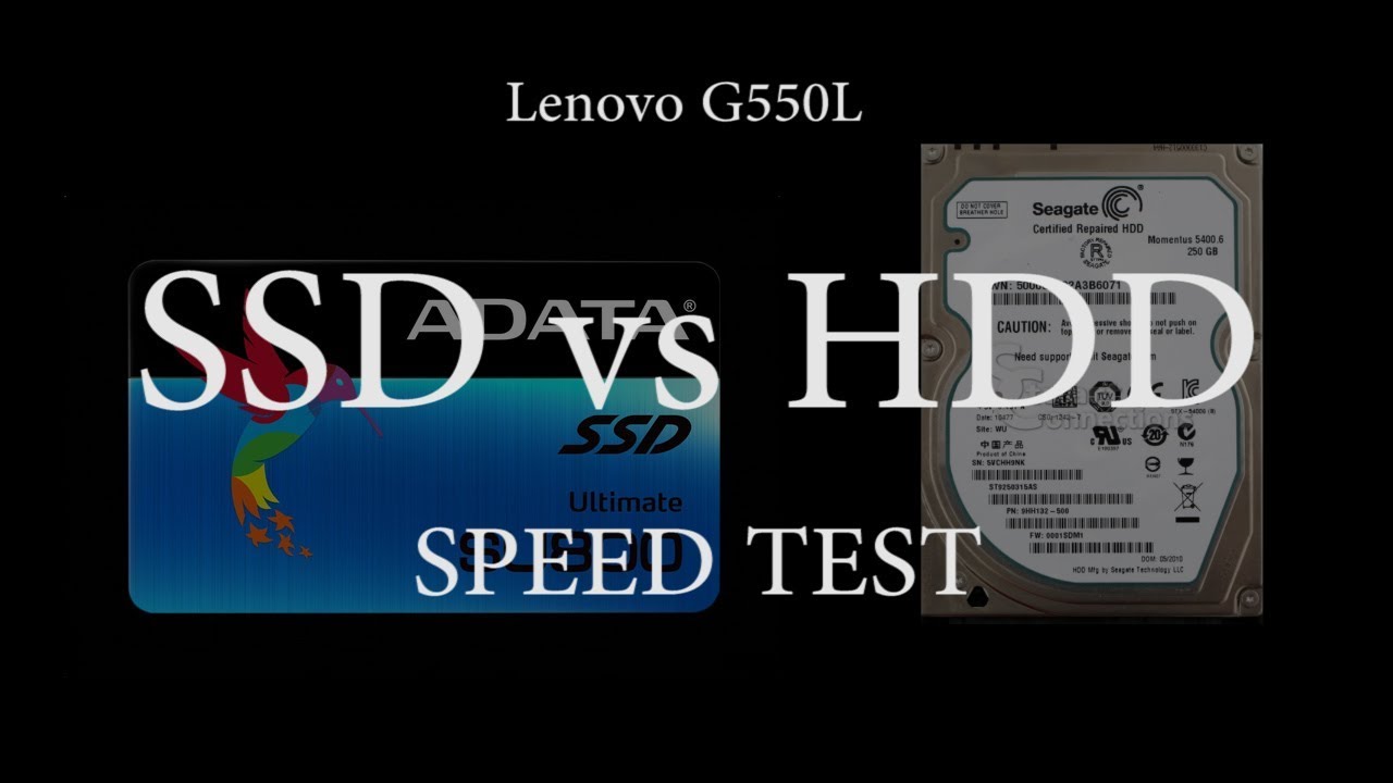 ⚡SDD vs HDD -  Speed Test  - ADATA SU800
