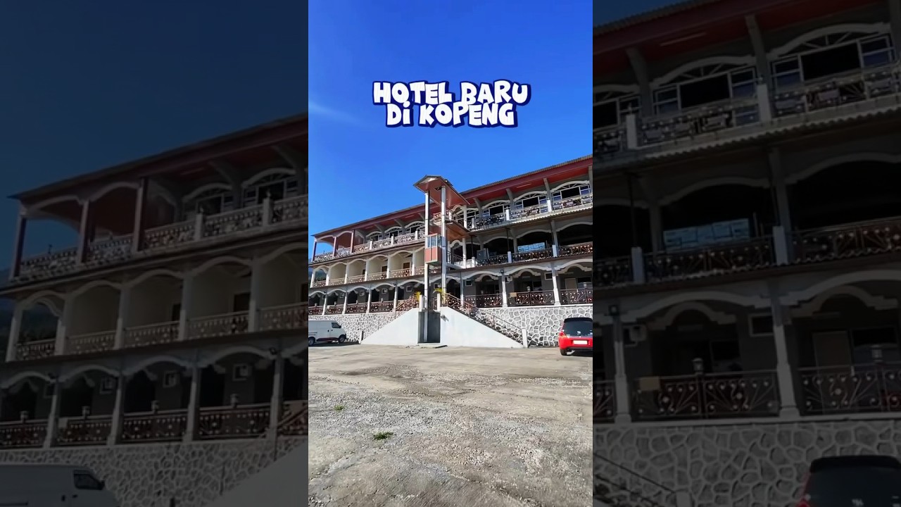 Hotel baru dikopeng dengan pemandangan gunung Telomoyo #shorts