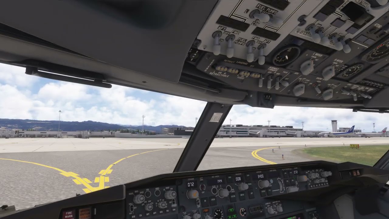 MSFS 2024 | PMDG B737-800 China Airlines | Landing at Aso Kumamoto Airport (RJFT)