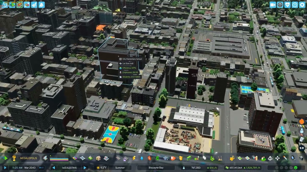 AMD 9950X3D & RTX 4090 running Cities  Skylines 2  with over 765,000 population.