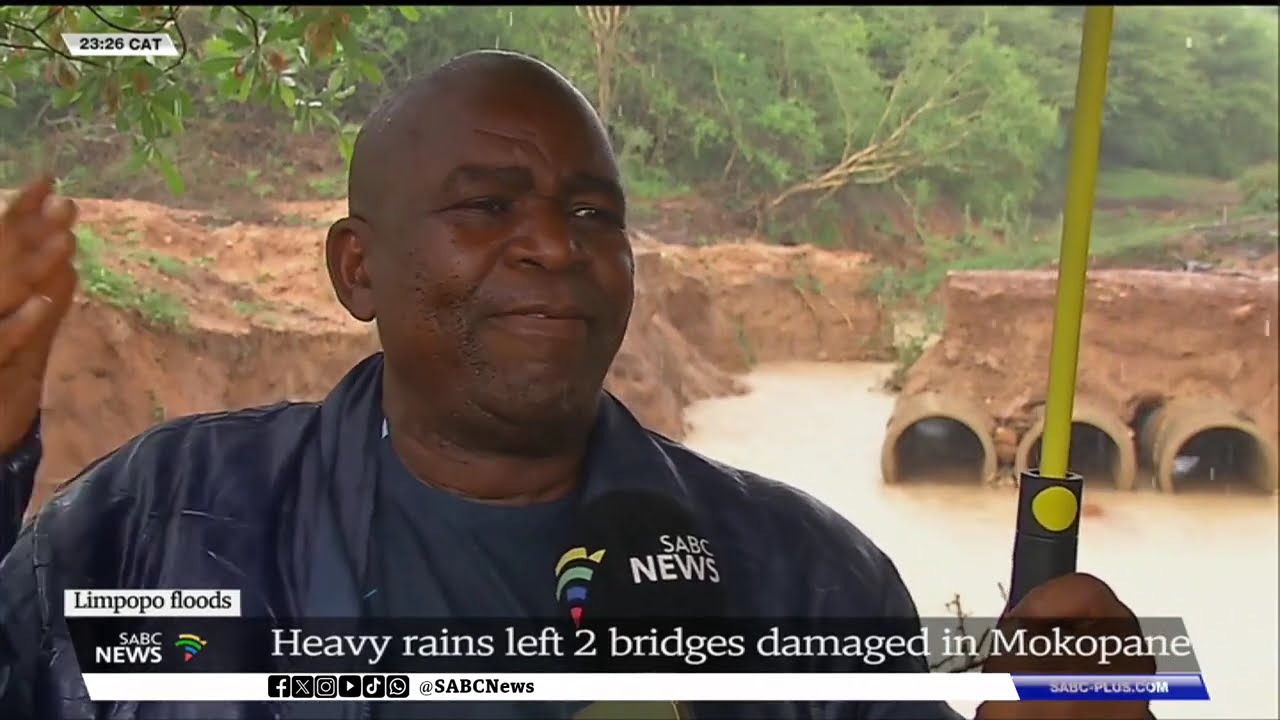 Limpopo Floods | Heavy rains leave two bridges damaged in Mokopane