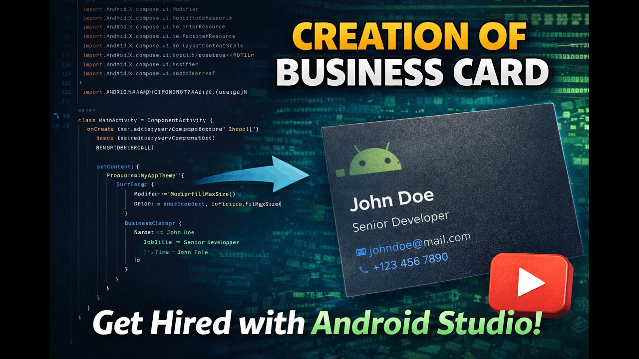 Internship 2026 | Android Studio Tutorial 24 Feb  4 pm session Part 2. Week 4
