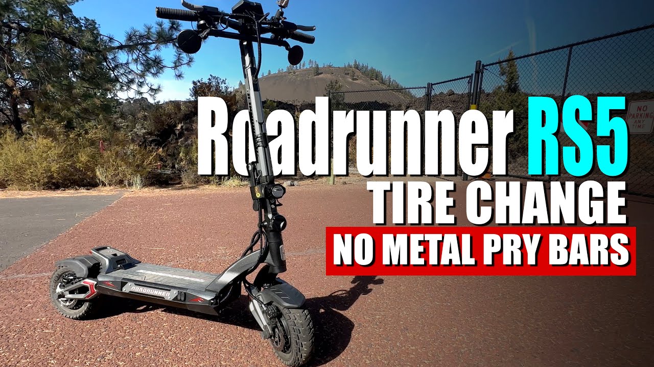 Tire change on Roadrunner RS5 Series NO PRY BARS TRICK