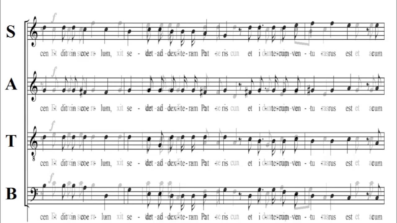 Mozart - Organ Solo Mass - KV 259-3 Credo - Soprano