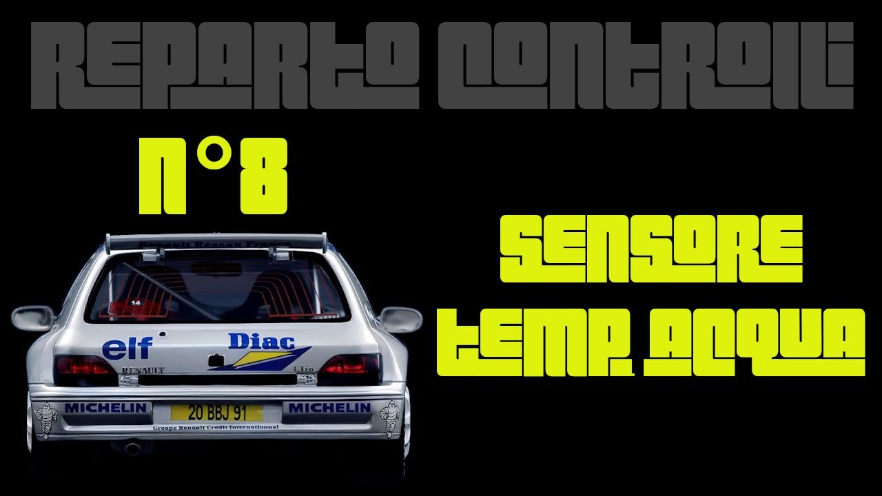 Reparto controlli - Renault Clio 1.8 16V | F7P - 720 - #8 Sensore temperatura acqua