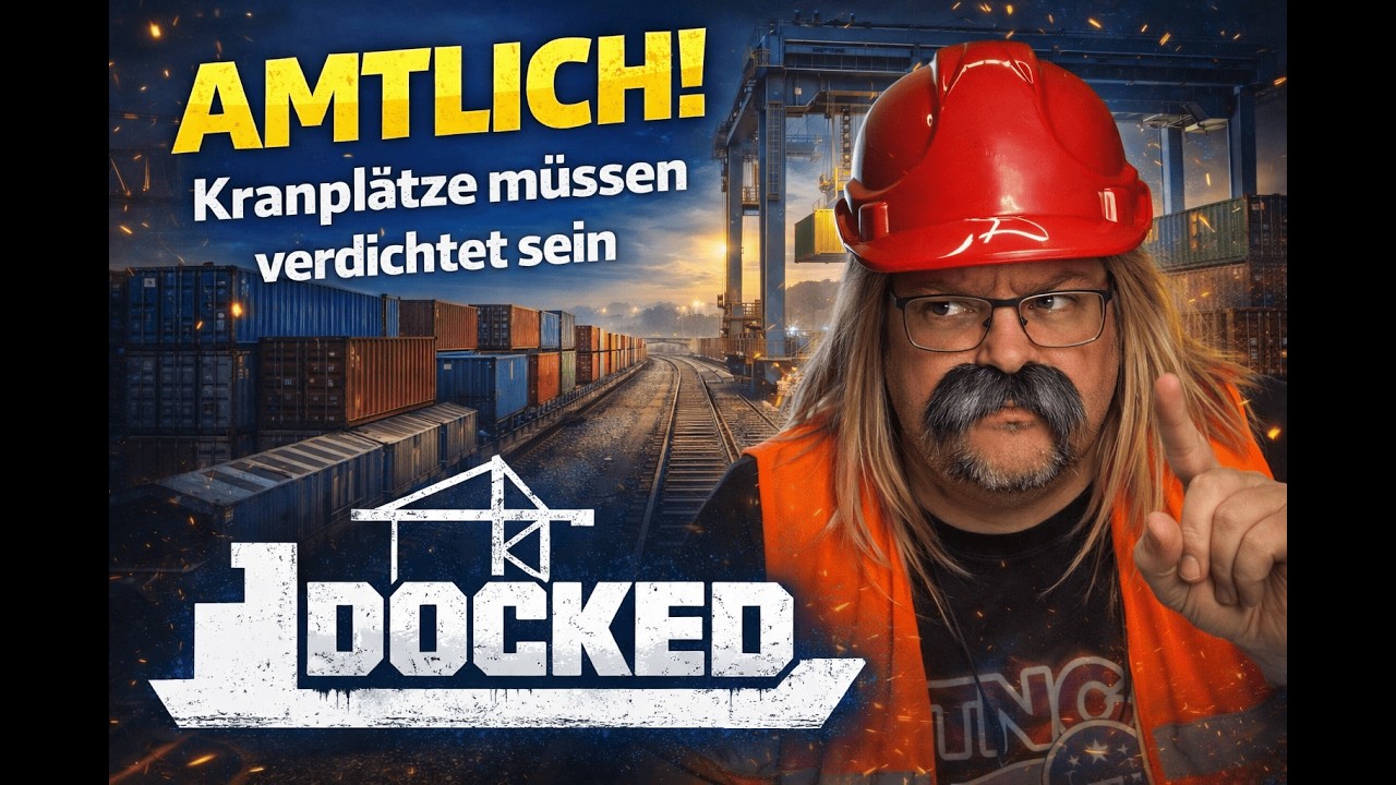 AMTLICH! Kranplätze müssen verdichtet sein - Docked #2 - Stream vom 09.03.26