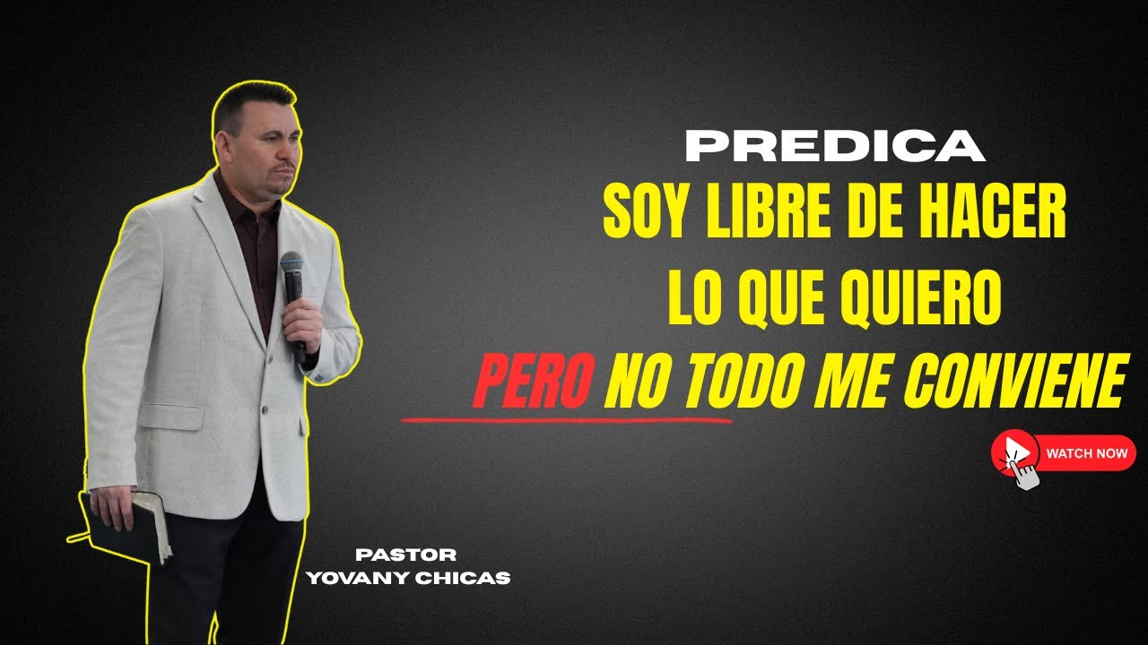 Predica: Soy Libre de Hacer lo que Quiero pero no Todo lo que Quiero me Conviene‼️👀