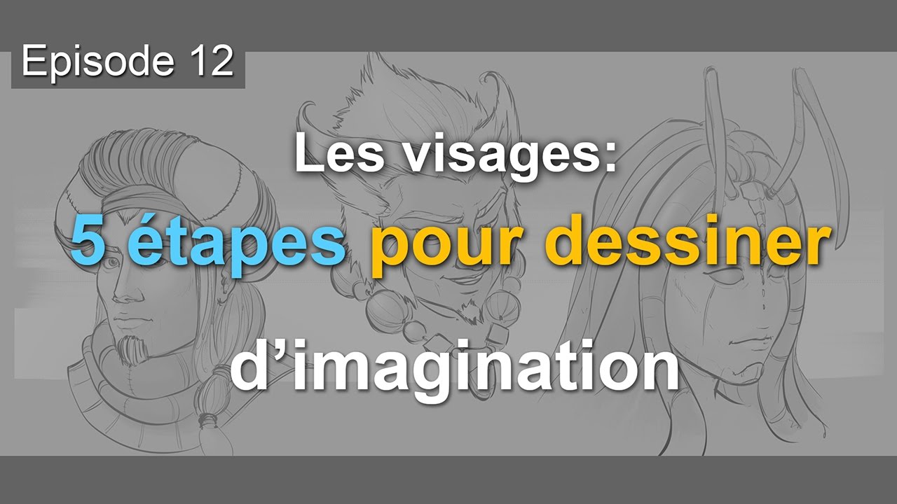 Dessiner [un visage d'imagination en 5 étapes]
