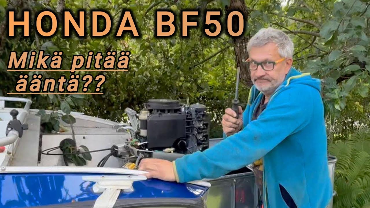 Honda BF50 Sirittävä käynti ääni?