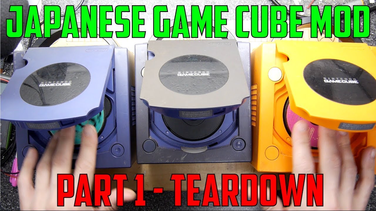 Japanese Gamecube Modification Project Part 1 - Teardown