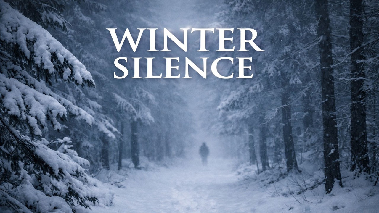 A Silent Walk Through a Winter Forest | Wind and Snow