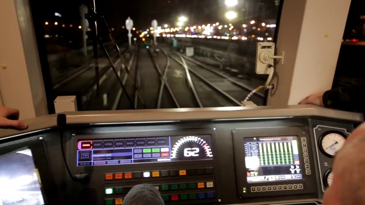 Обкатка на ТКЛ нового поезда «Москва» для Московского метрополитена