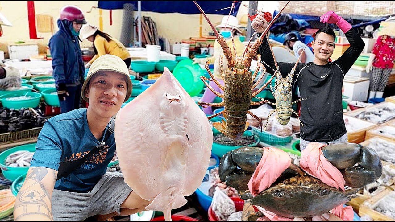 TRẢI NGHIỆM CHỢ HẢI SẢN CHIỀU VEN BIỂN .SƠN TRÀ ĐÀ NẴNG