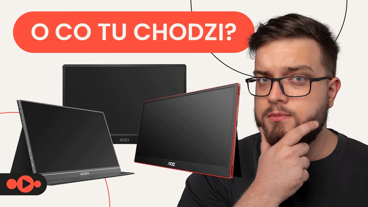 Rynek Monitor&oacute;w Przenośnych jest DZIWNY | WIELKI TEST Arzopa S1 vs MSI MP161 vs AOC 16G3
