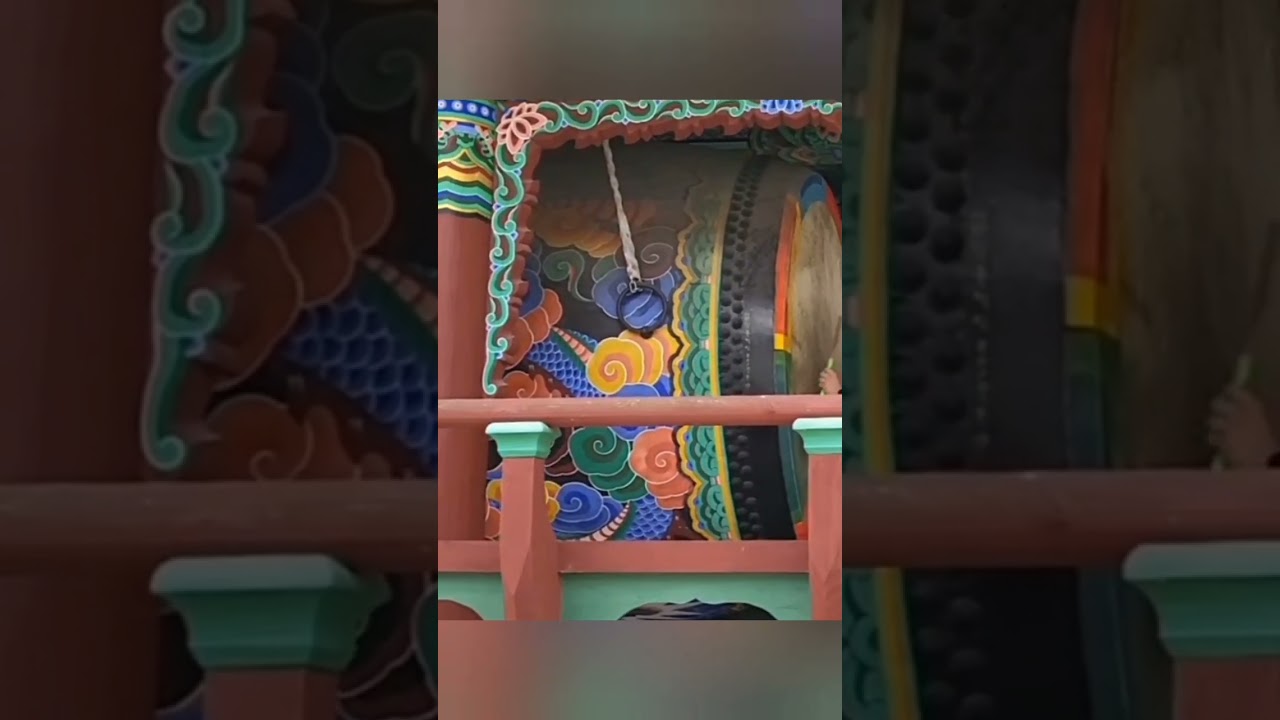 마음이 정화되는 백담사 북소리