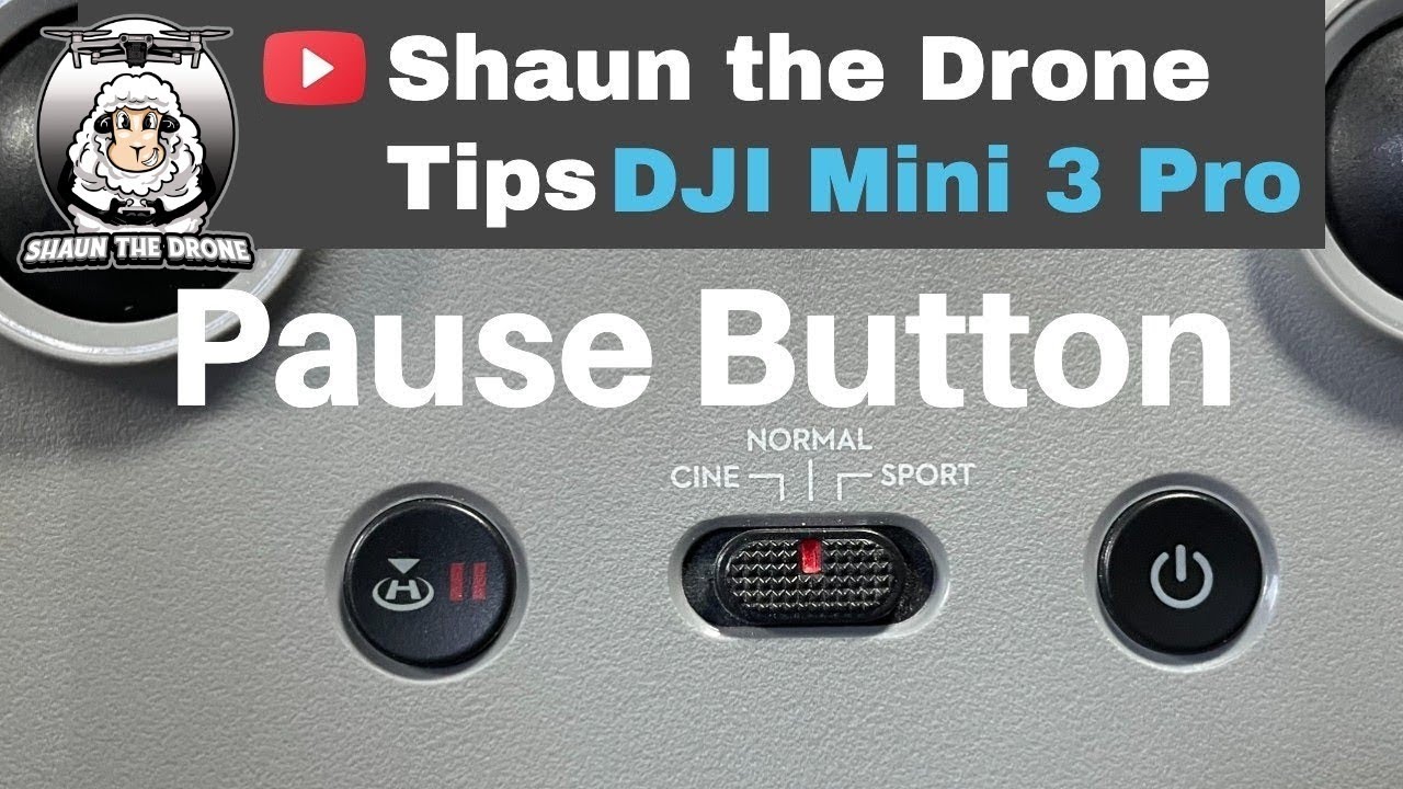 DJI Mini 3 Pro | Pause Button | What is it? #shaunthedrone