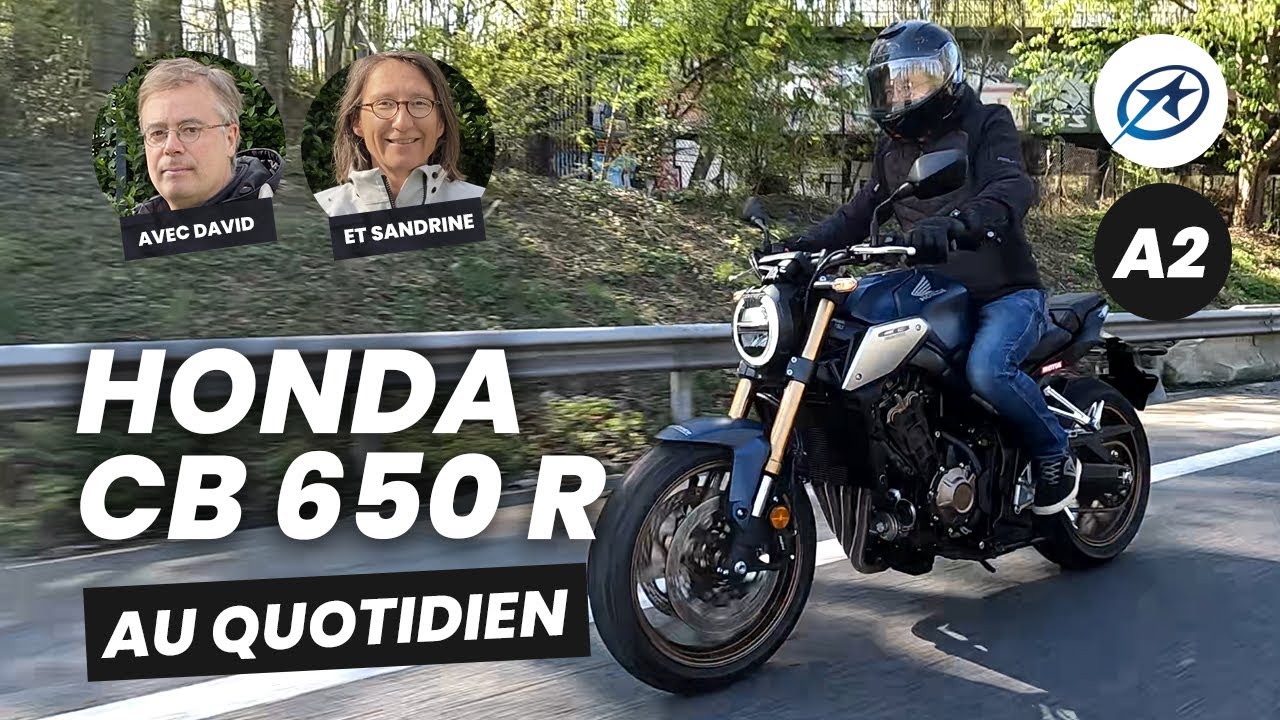 Honda CB 650 R A2 - Essai 2022 (avec avis passager)