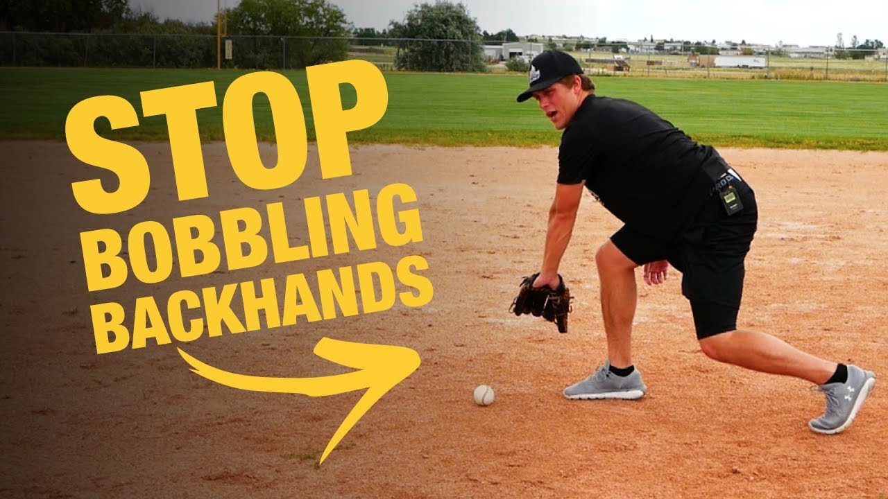How To: Field a Ground Ball BACKHAND! | Baseball Fielding Tips