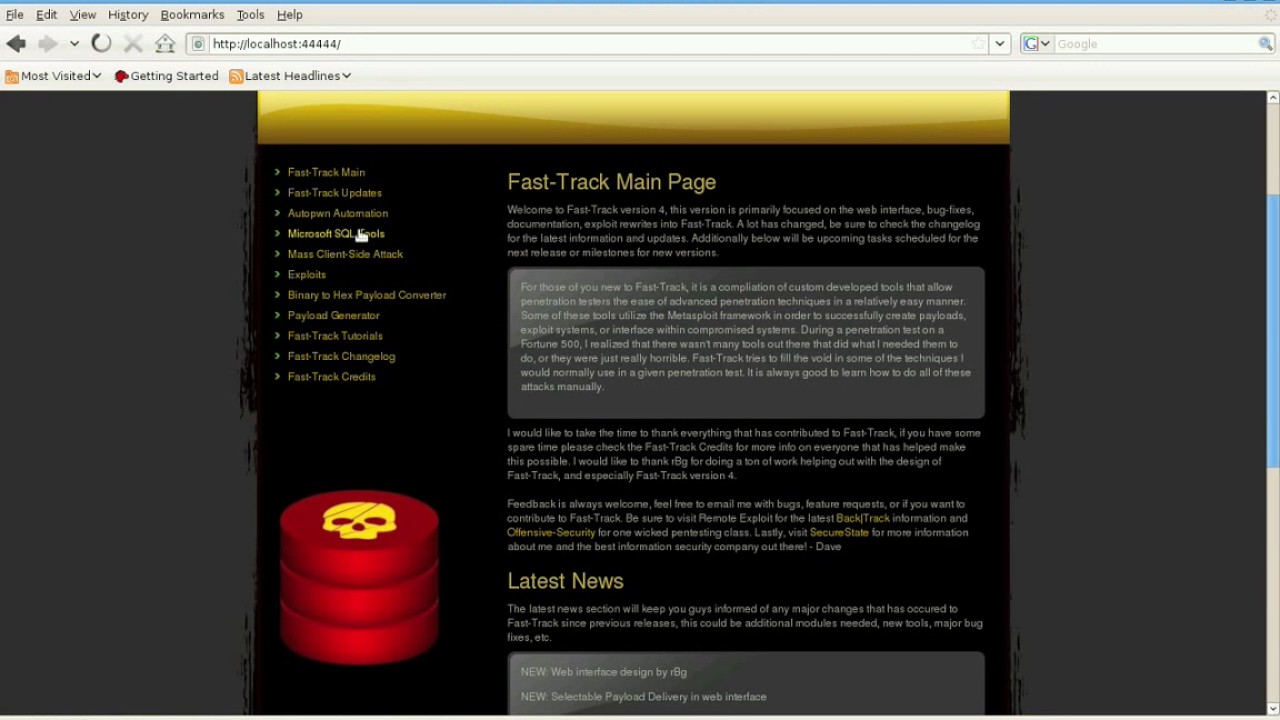 8  Fast Track SQLPwnage; breaking the 64kb debug barrier