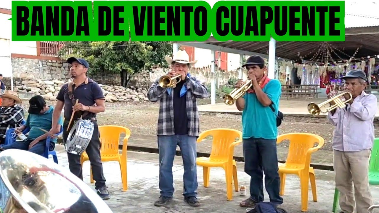 BANDA DE VIENTO CUAPUENTE TEMA FLOR DEL CAMPO Y MUCHOS MAS