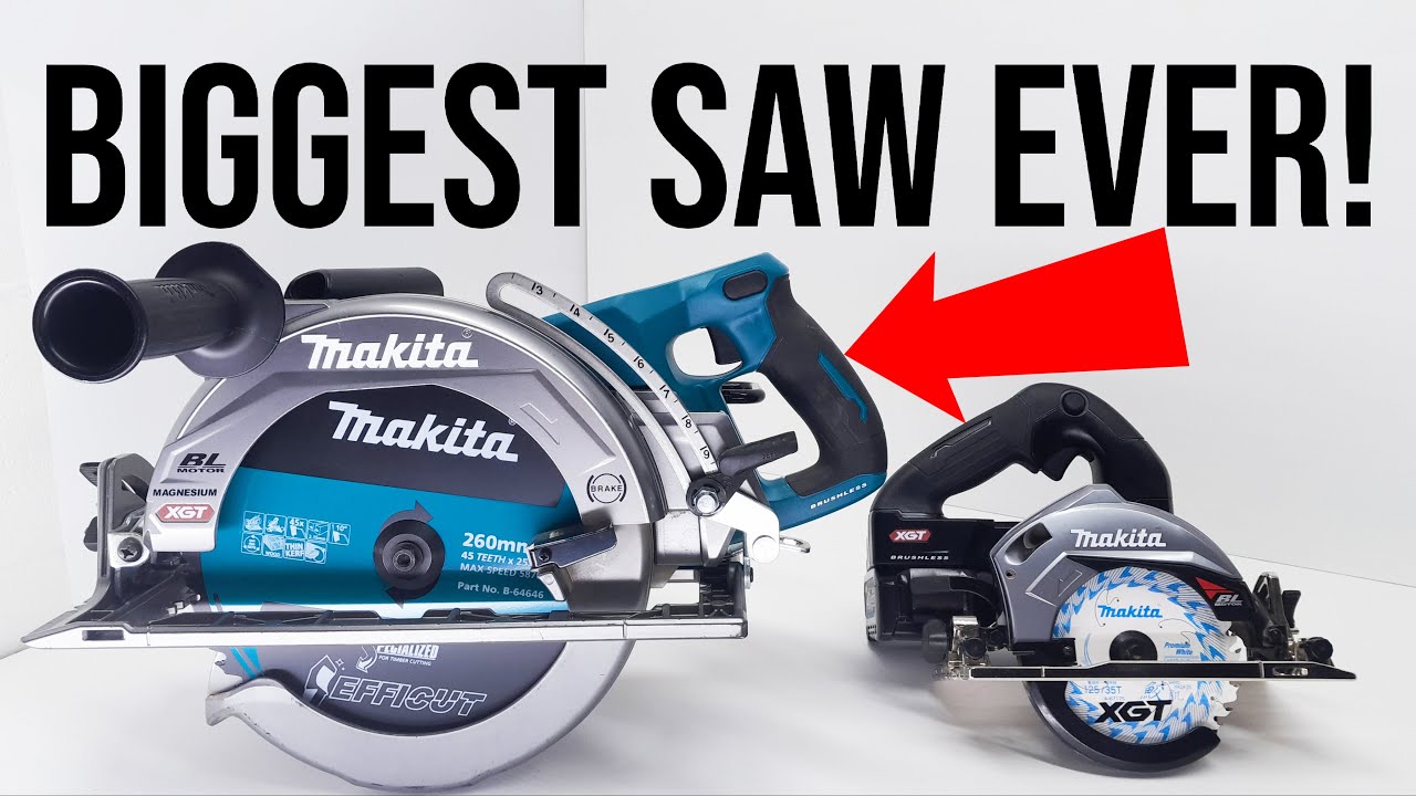 Циркулярная пила Makita 40v 260 мм | Самая большая аккумуляторная циркулярная пила Makitas 10-1/4...