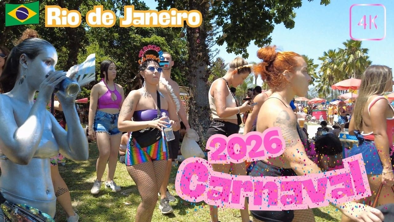 🇧🇷 Bloco Party O PRIMEIRO JATO | Rio Carnival 2026【 4K 】