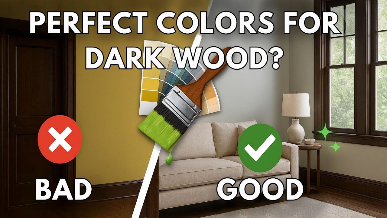 10 Paint Colors for Dark Wood Homes