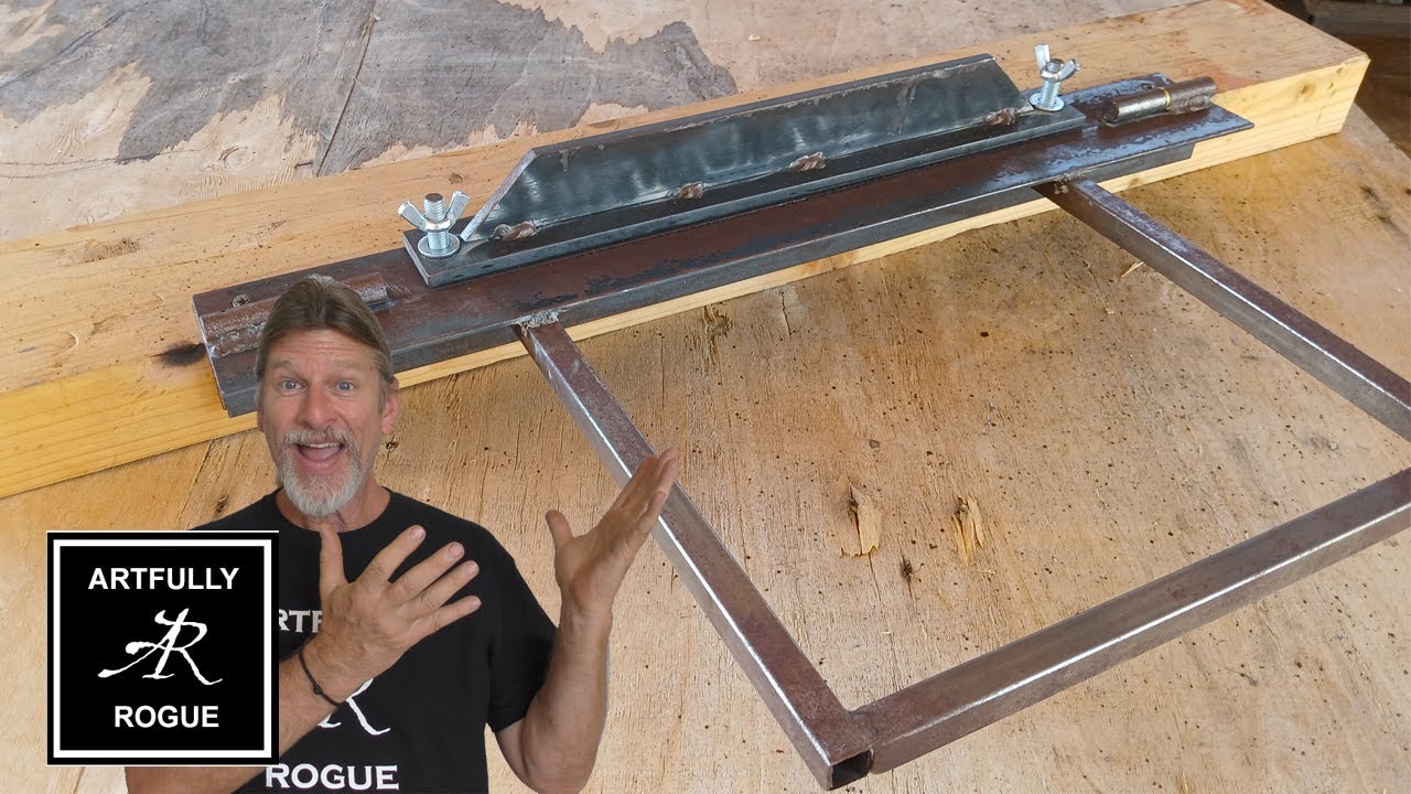 How To Build A Small Sheet Metal Brake - No Weld Version Shown