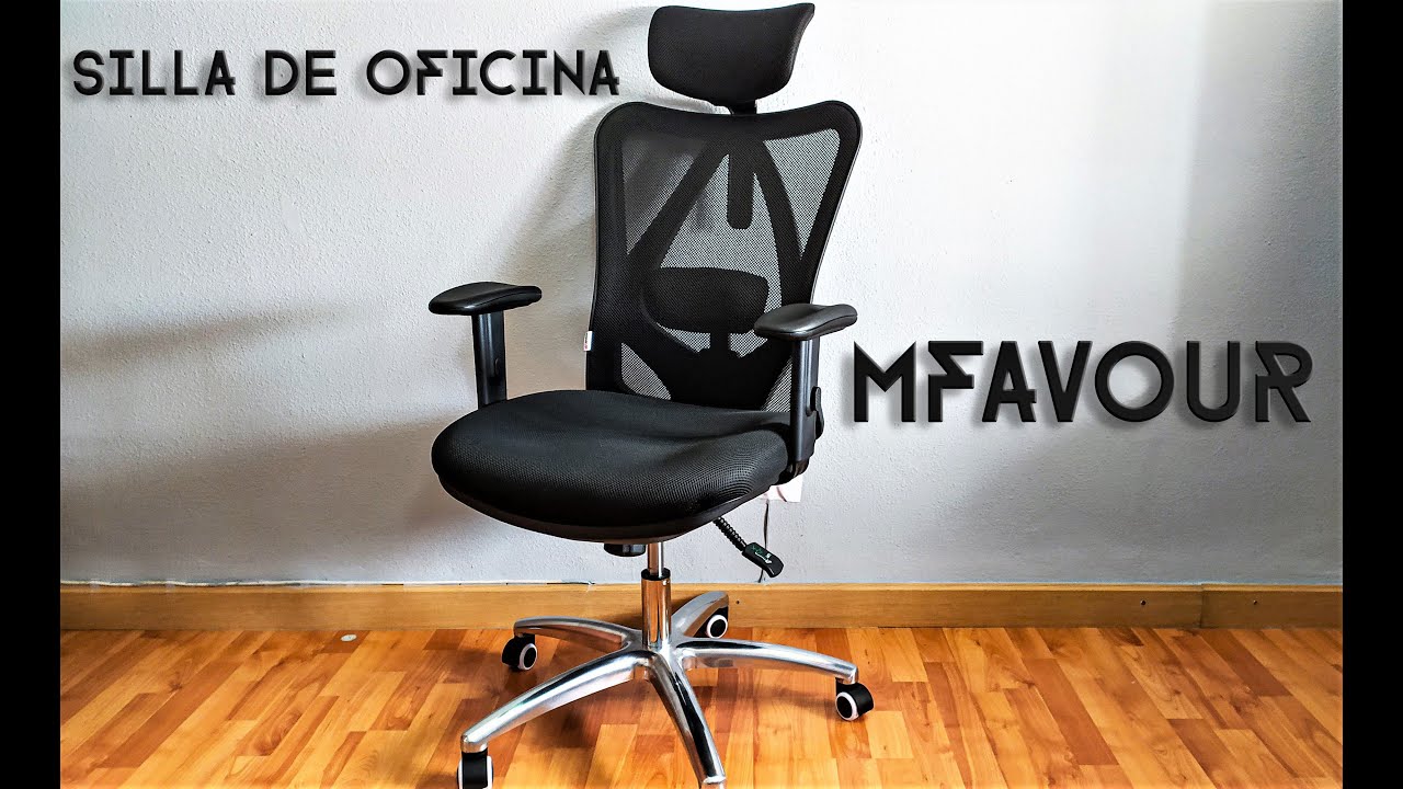 Silla de Oficina ergonómica MFAVOUR. Unboxing y montaje.