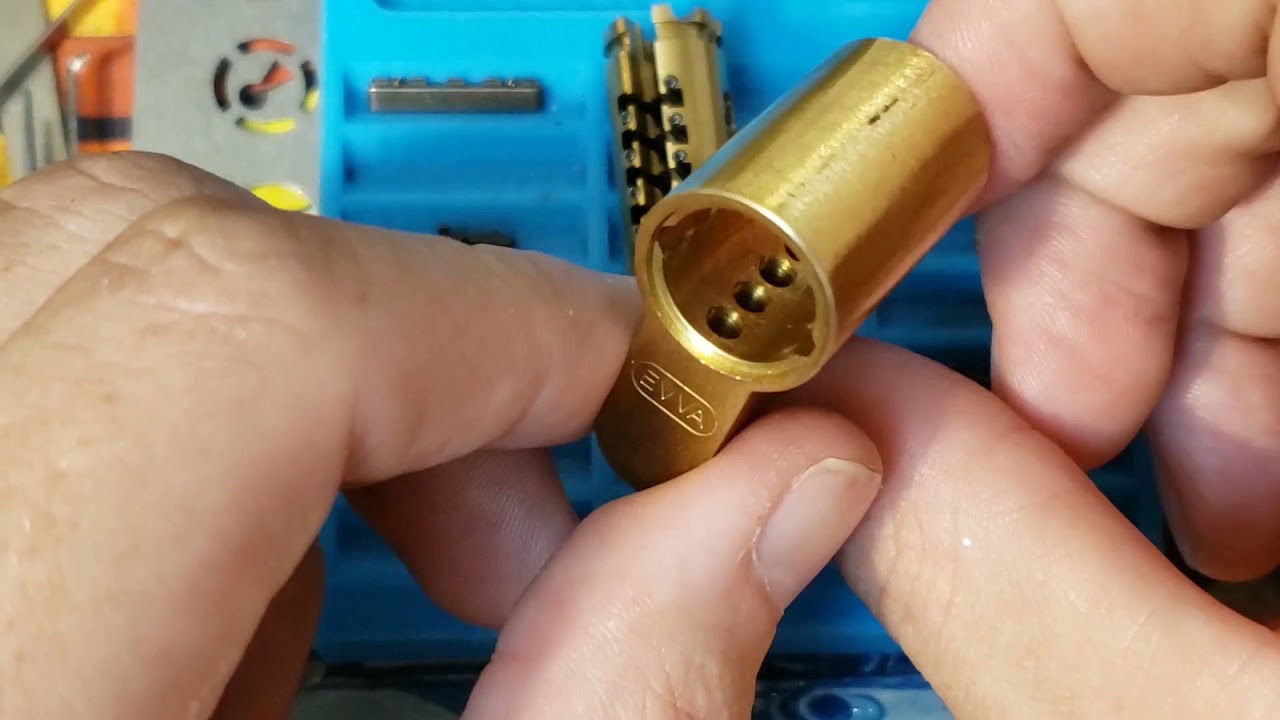 EVVA ICS Picked and Gutted With Lock Cam