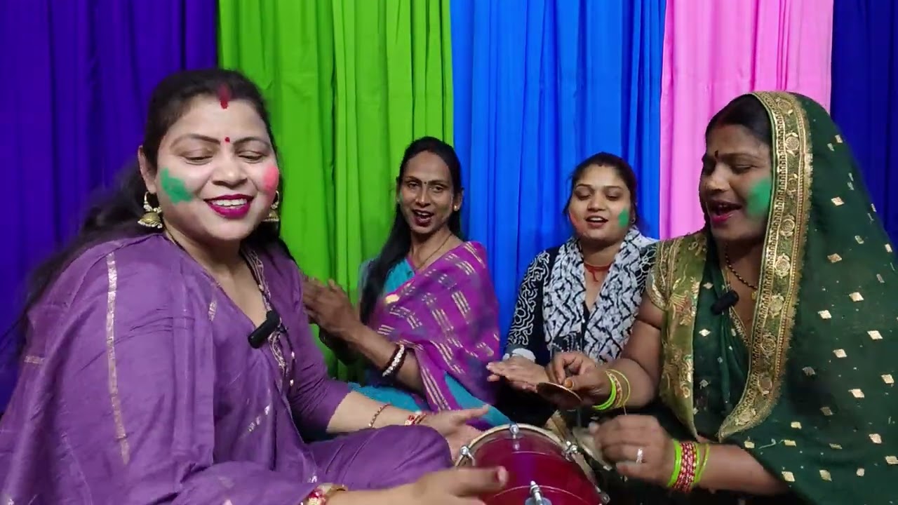 ✍️सीमा त्रिपाठी#धमाकेदार होली🌹गीत फागुन में होली खेल रहे राधा संग कुंज बिहारी🌹👌