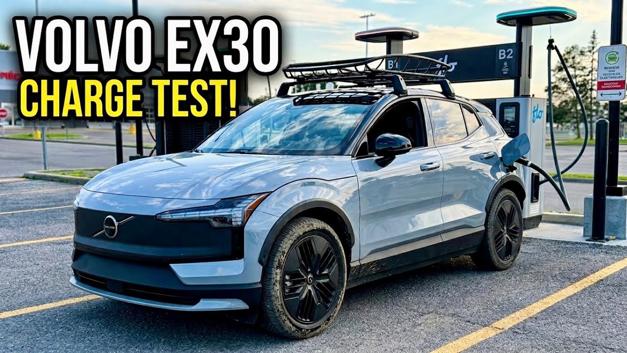 Реальный тест зарядки Volvo EX30 2026 года с 10 до 80% через DC!