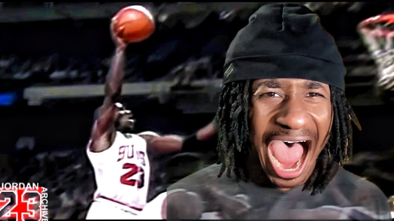 REACTING TO MICHAEL JORDAN GOING LEFT FLUENTLY, WHY EVERYONE SAYING JORDAN CANT GO LEFT?!?!