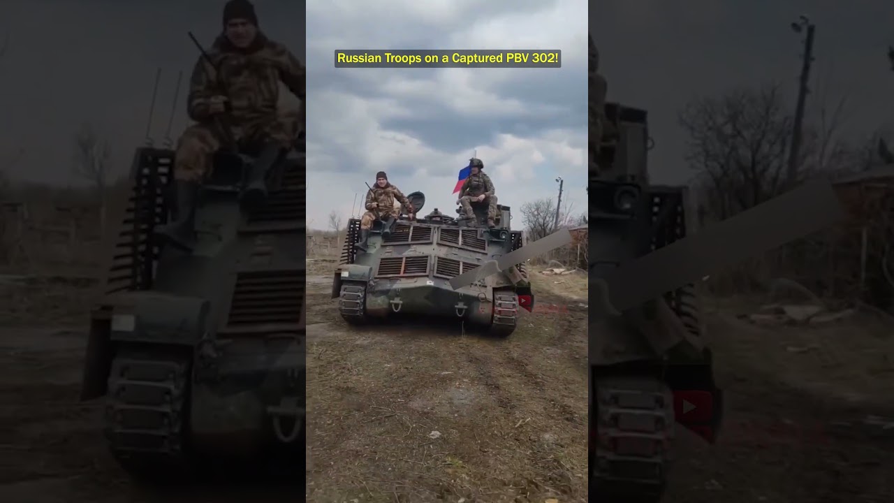 Captured Swedish PBV 302 Now in Russian Hands!