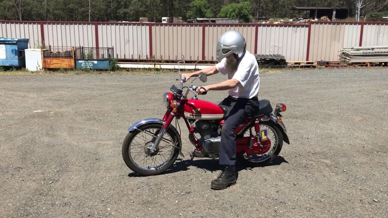 Honda CB125S 1972 Test Ride