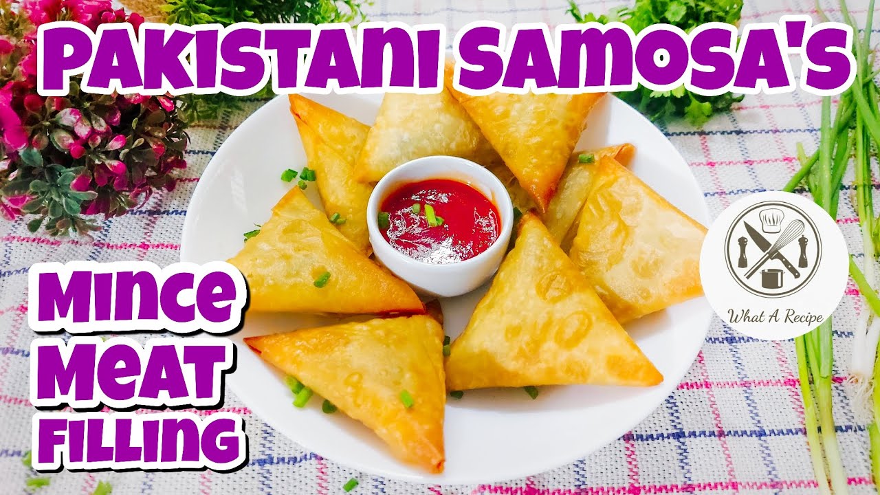 Made With Simple Ingredients Beef Keema Samosa - Ramadhan Special By What A Recipe