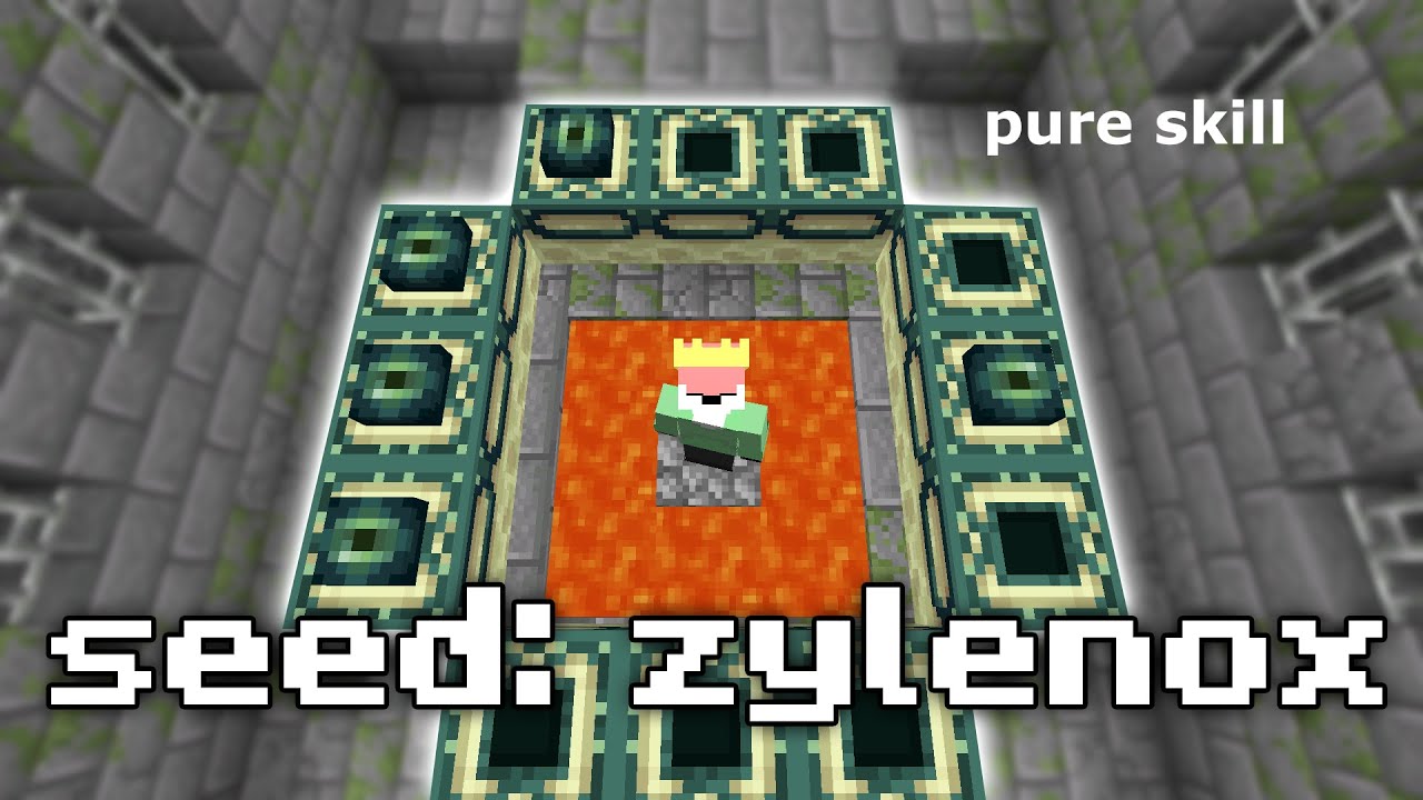 Speedrunning my own seed in Minecraft