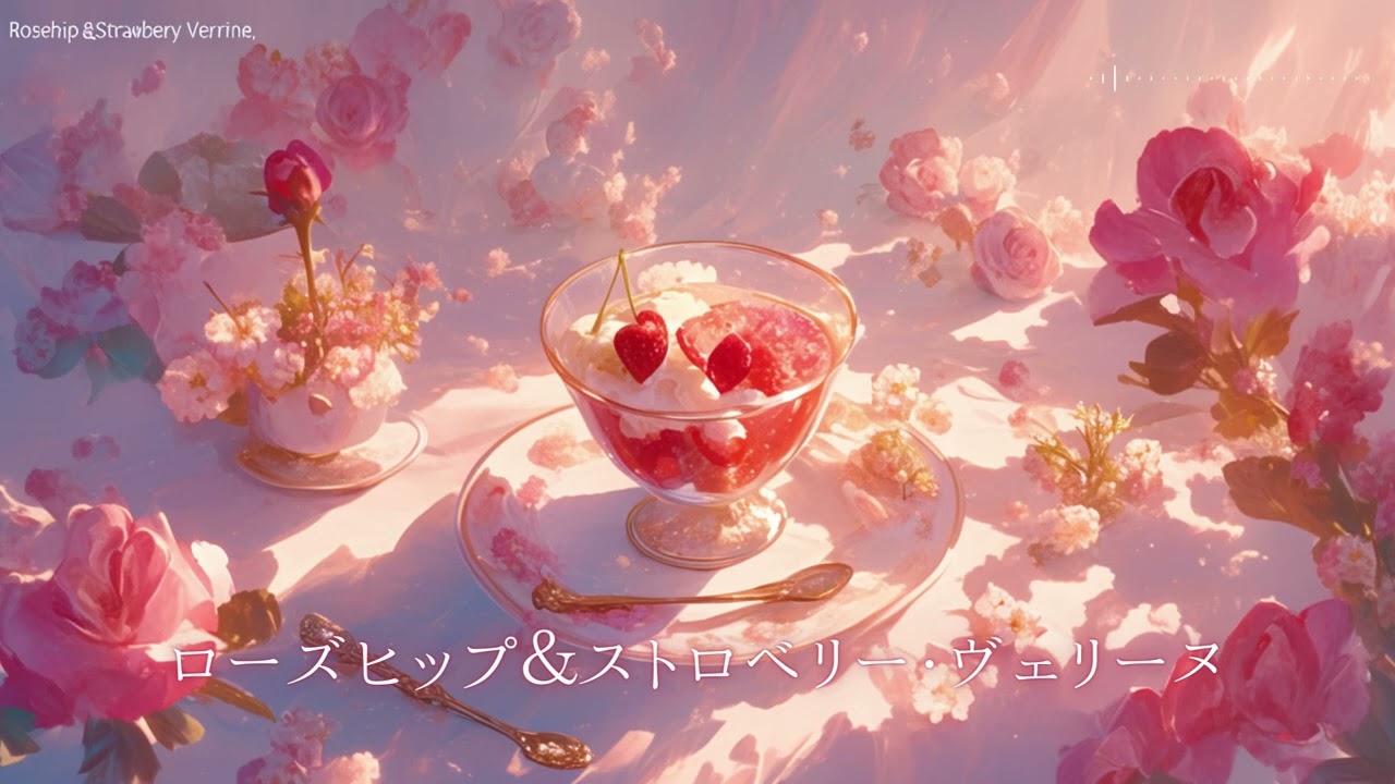 【フリーBGM/1時間】ローズヒップ＆ストロベリー・ヴェリーヌ（作業用BGM/勉強用BGM/配信用BGM）