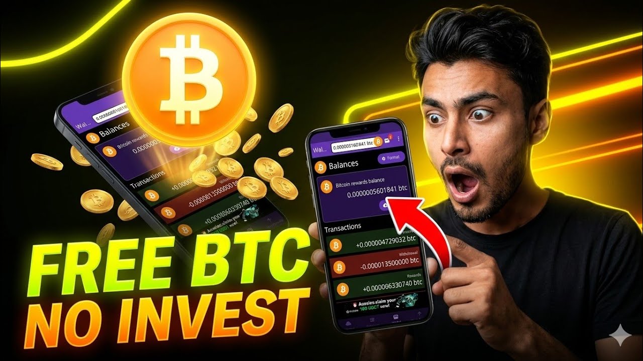 3 Legit Bitcoin Mining Apps Without Investment 2026 | Earn Free BTC on Mobile 💰