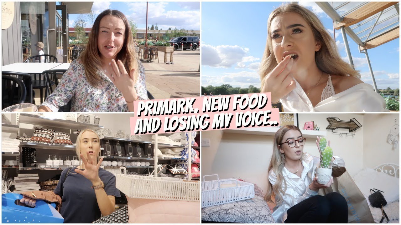 ШОППИНГ В PRIMARK, НОВЫЕ ПРОДУКТЫ И ПОТЕРЯ ГОЛОСА!
