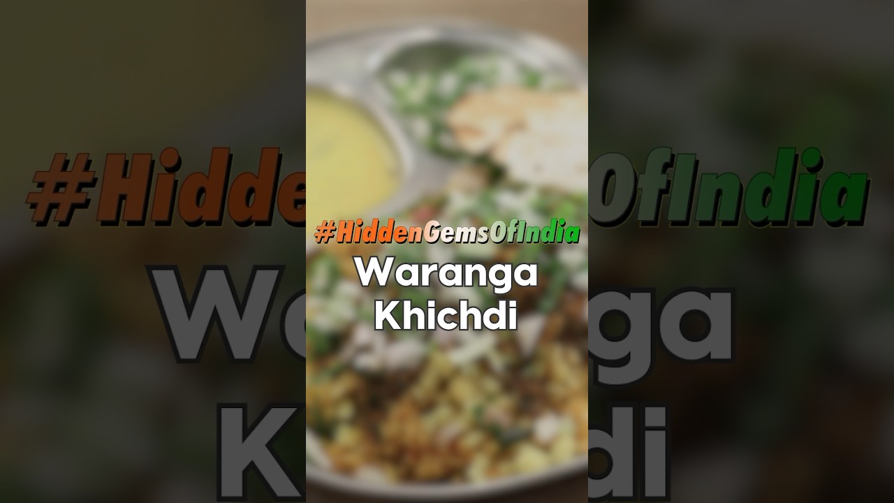 Waranga Khichdi from the Marathwada region of Maharashtra is indeed a #HiddenGemsofIndia #shorts