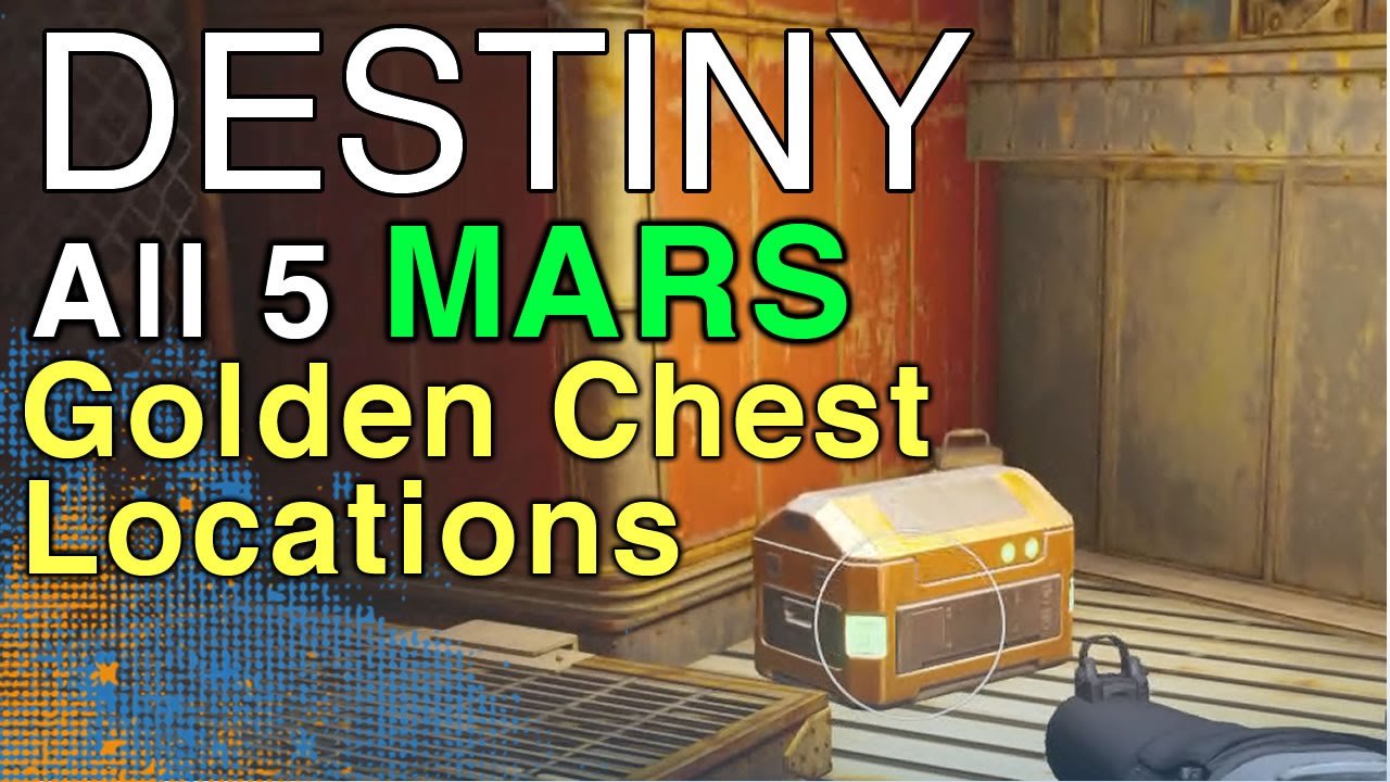 All 5 Destiny Golden Chests Locations on MARS | WikiGameGuides