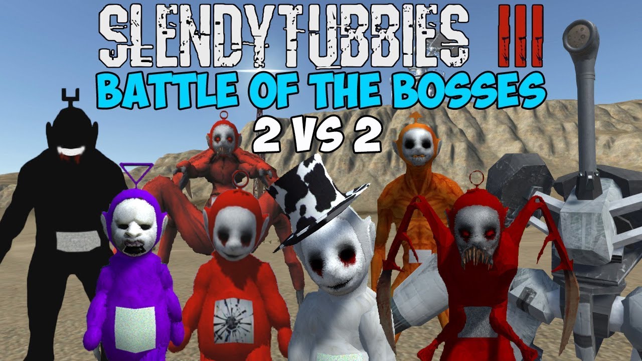 ONLY 4 TEAMS REMAIN | SLENDYTUBBIES 3 BATTLE OF THE BOSSES 2 VS 2 TEAM TOURNAMENT | FINAL 3 ARE SET