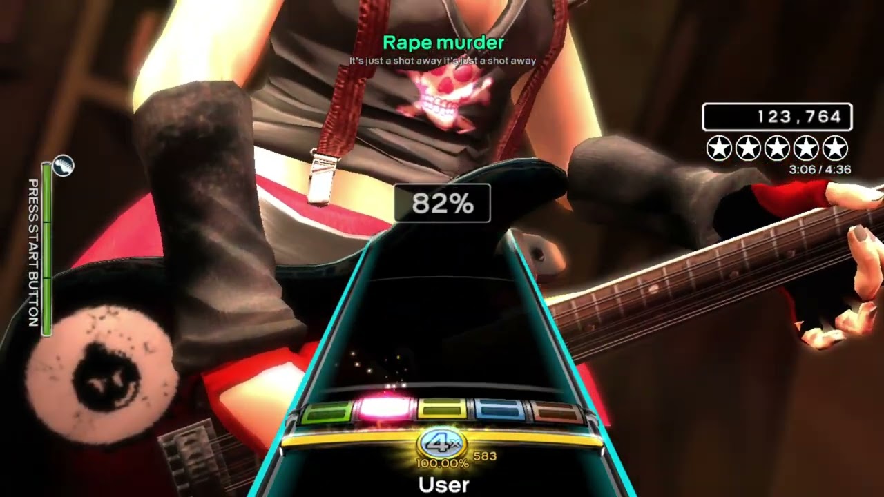 Rock Band 3 Deluxe - Gimme Shelter (RB1 Import) - Guitar (Expert) - 100% FC 5GS